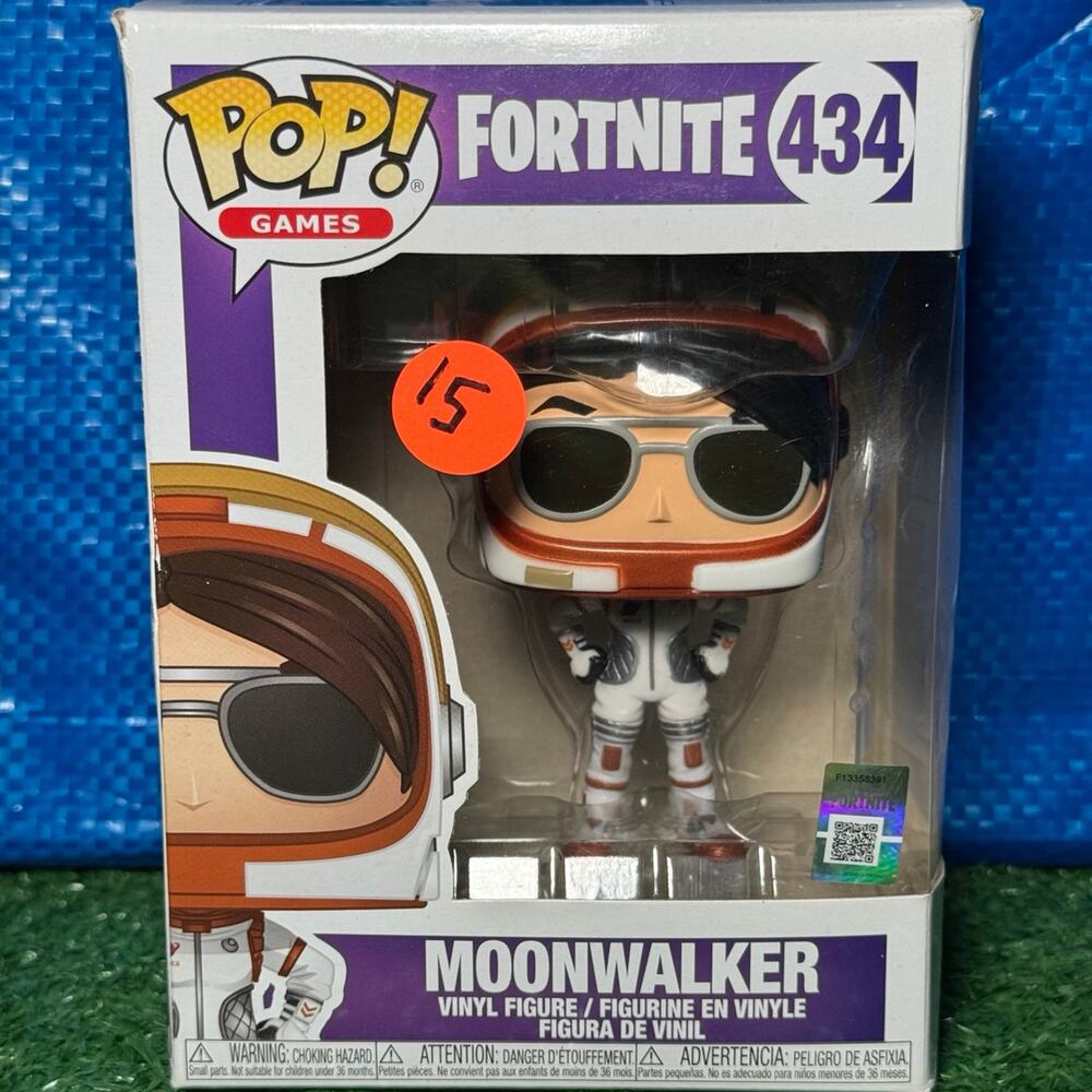 Funko Pop! Games Fortnite Moonwalker 434 With Officially Licensed Stamp